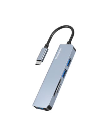 Datronic USB-C to 3-Port USB Hub with SD/TF Card Reader (DUSB-341)