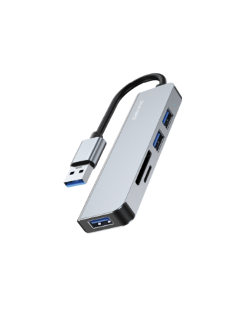 Datronic USB 3.0 to 3-Port USB Hub with SD/TF Card Reader (DUSB-340)